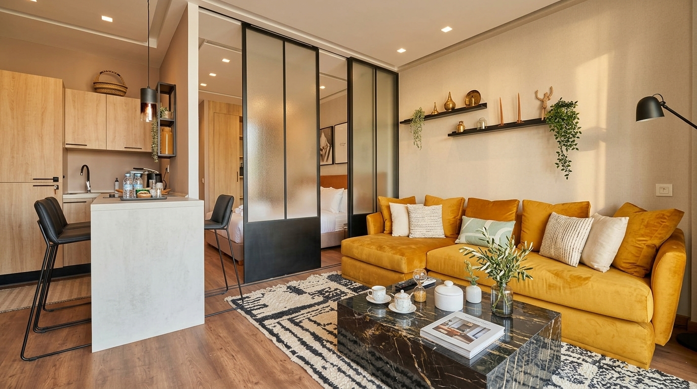 Salon contemporain et suite de créateur à Gauthier Casablanca